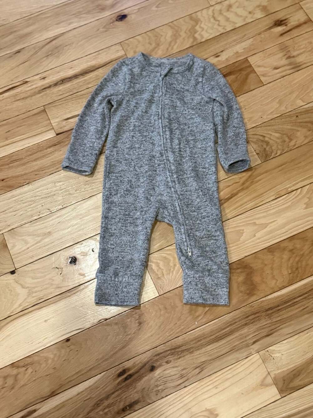 Cloud Island Footless Sleeper Size 6-9M Heather Gray